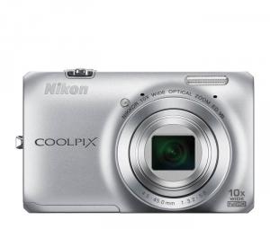 Aparat Foto Digital Nikon CoolPix S6300 16 MP Argintiu