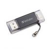 Verbatim 32GB iStore &lsquo;n&rsquo; Go Dual 32Giga Bites USB 3.0/Lightning Gri memorii flash USB
