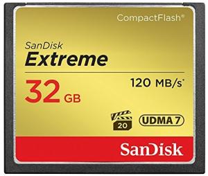 Card CF Sandisk CF Extreme 32GB