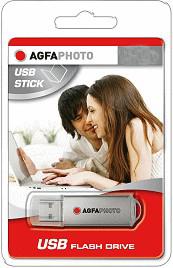 AgfaPhoto 4GB Drive 4Giga Bites USB 2.0 Gri memorii flash USB
