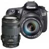Canon eos 60d 18 mp negru kit + 17-85 mm is + 70-300 mm is