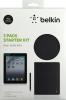 Set Protectie iPad Belkin iPad 3 Starter Kit Leather Negru