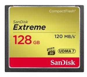 Card CF Sandisk CF Extreme 128GB