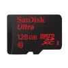 Card microSDXC cu adaptor SD Sandisk Ultra 128GB Class 10