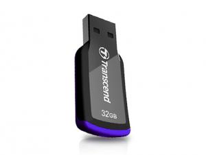 Transcend JetFlash elite 360 32GB USB 2.0 32Giga Bites USB 2.0 Negru, Purpuriu memorii flash USB