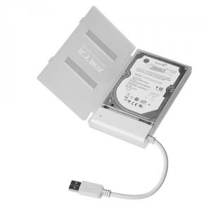 Adaptor RaidSonic ICY BOX IB-AC603a-U3, 2.5" SATA HDD, USB 3.0, Alb
