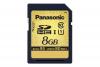 Card SDHC Panasonic UHS-I 8GB Negru