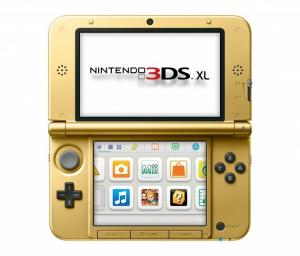 Consola Nintendo 3DS XL Negru - Auriu + joc Zelda - A Link Between Worlds