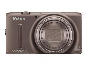 Aparat Foto Digital Nikon CoolPix S9500 18.1 MP Maro