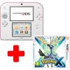 Consola Nintendo 2DS Alb - Rosu + Joc Pokemon X