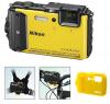 Aparat foto digital waterproof nikon coolpix aw130 outdoor kit 16mp