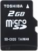 Card memorie toshiba microsd 2 gb