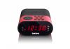 Lenco cr-07 ceas negru, roz radiouri