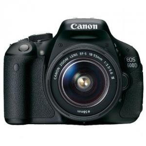 Canon EOS 600D 18 MP Negru Kit + EF-S 18-55 mm DC III