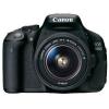 Canon eos 600d 18 mp negru kit + ef-s 18-55 mm