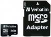 Card SDHC cu adaptor Verbatim 8GB Class 4