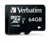 Card microsdxc + adaptor sd verbatim 64gb