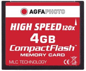 Card Compact Flash AgfaPhoto 4 GB 120x