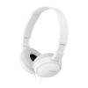 Casti cu banda si microfon sony mdr-zx110apw alb