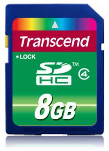 Transcend TS8GSDHC4 flash memory