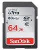 Card SDXC SanDisk Ultra 64GB 80Mb UHS-I U1 Class 10