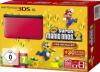 Consola Nintendo 3DS XL Negru - Rosu + joc New Super Mario Bros. 2