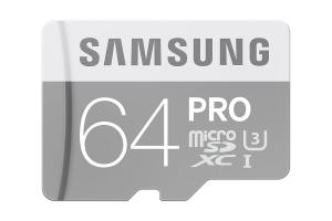 Card microSDXC cu adaptor Samsung 64GB MicroSDXC PRO Class 10