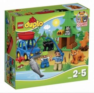 LEGO DUPLO La pescuit pe lacul din padure