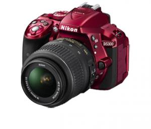 Nikon D5300 24.2 MP Rosu Kit + AF-S DX NIKKOR 18-55mm VR