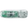 Stick usb 2.0 intenso rainbow line 32gb transparent