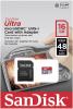 Card microSDHC Sandisk Ultra 16GB Rosu - Gri