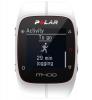 Ceas pentru sport cu gps polar m400 alb + centura