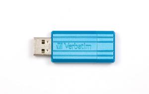 Stick USB 2.0 Verbatim PinStripe 32 GB Albastru