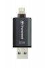Stick USB 3.1/Lightning Transcend JetFlash Go 300 32GB Negru