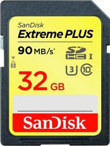 2x Card SDHC Sandisk 32GB Extreme Plus U3 Class 10