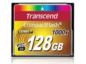 Card Compact Flash Transcend 128 GB 1000x
