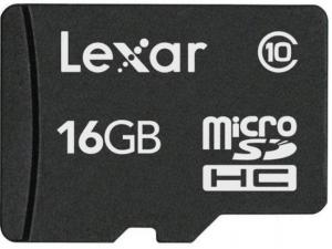 Card microSDHC Lexar 16GB Class 10