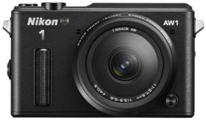 Nikon 1 AW1 Negru Kit + 11-27.5mm f3.5-5.6 + 10mm f2.8
