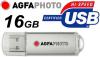 Stick USB 2.0 AgfaPhoto 16GB Argintiu