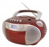 Radiocasetofon cu cd player soundmaster scd6900sw rosu - argintiu