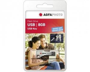 Stick USB 2.0 AgfaPhoto Key 8GB Argintiu