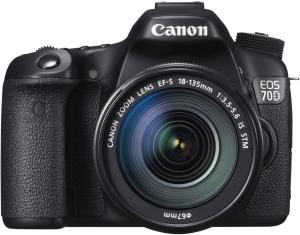 Canon EOS 70D Negru Kit + 18-135mm IS STM