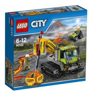 LEGO City Tractor cu senile pentru vulcan