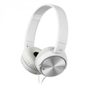 Casti Noise Cancelling Sony MDR-ZX110NA Alb