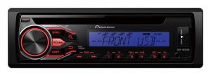 CD Player auto cu MP3 Pioneer DEH-1800UBB Negru - Rosu