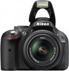Nikon D5200 24 MP Negru Kit + AF-S DX 18-55 mm VR