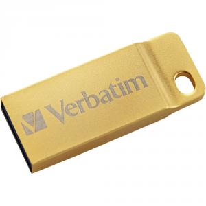 Stick USB 2.0 Verbatim Metal Executive 32 GB Aluminiu Auriu
