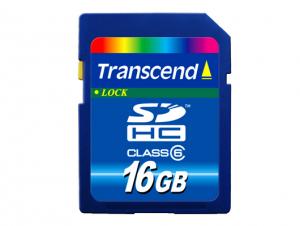 Card SDHC Transcend 16GB Class 6