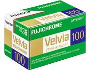 Diapozitiv Color Fujifilm Velvia RVP 100 135/36