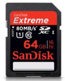 Sandisk 64GB Extreme SDXC